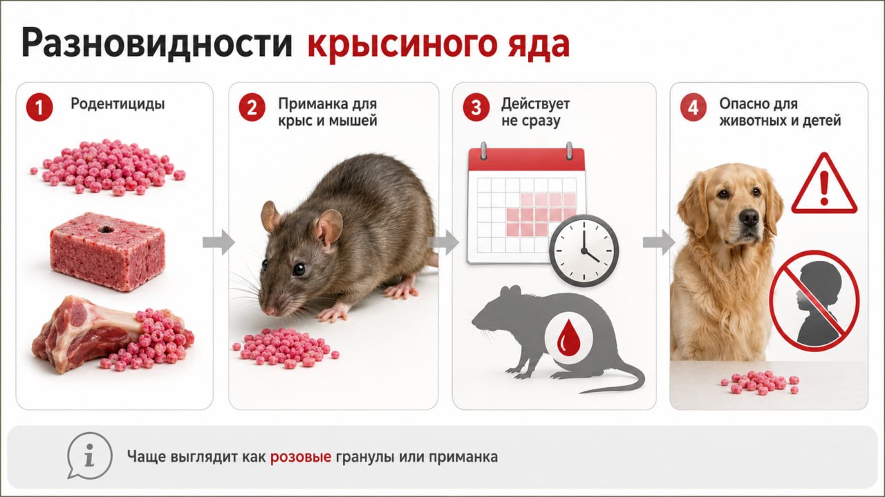 Разновидности крысиного яда